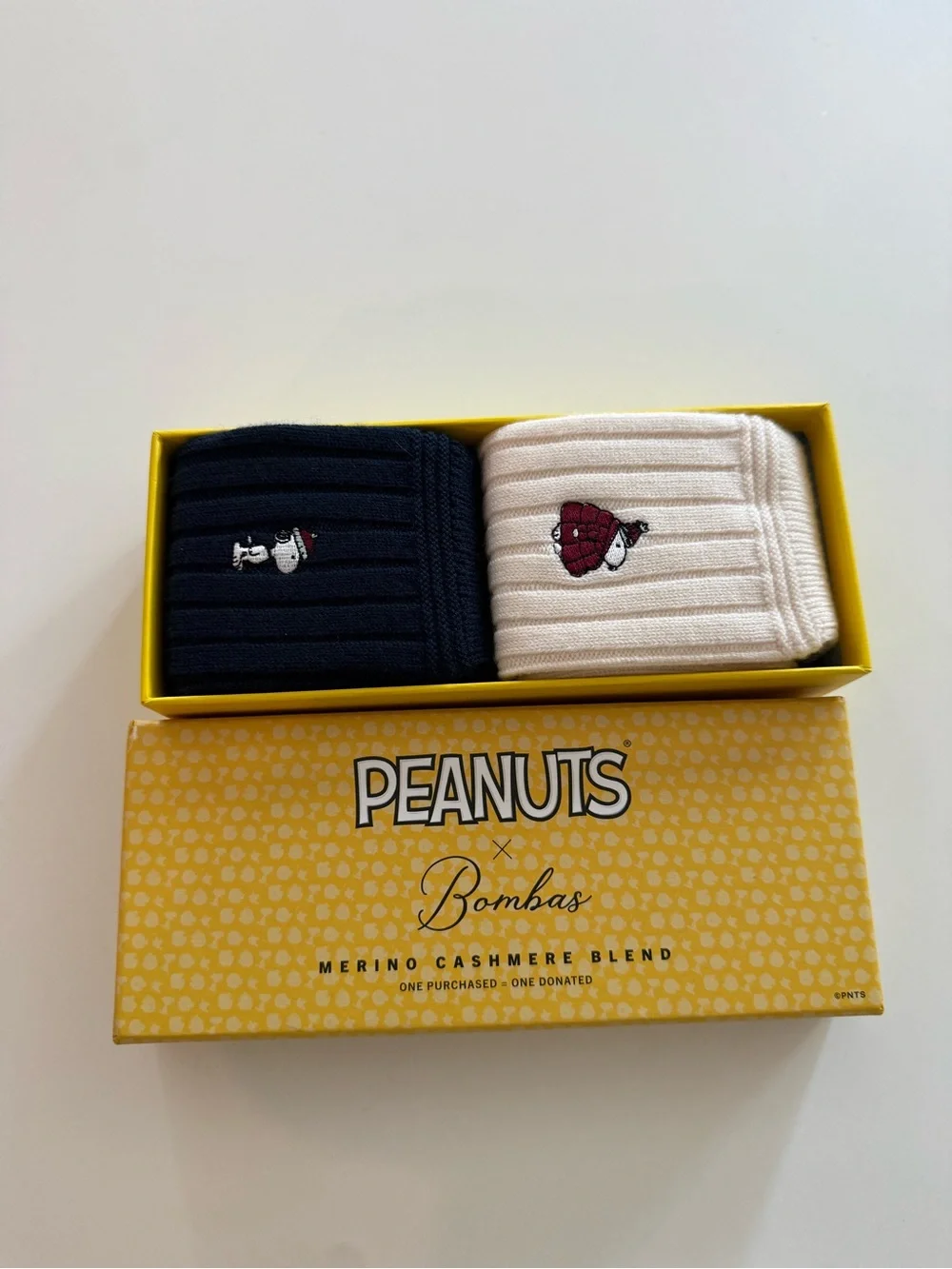 The Peanuts X Bombas Gift box
